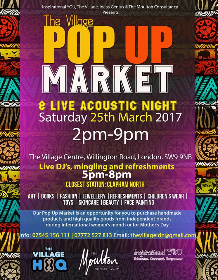 Ace Of Jacks Radio at The Village Pop up Market: 25th March 2017