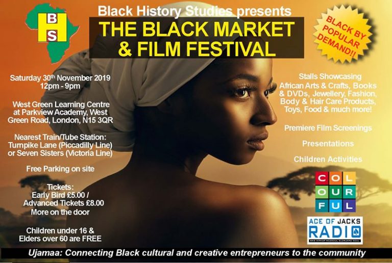 AOJ back at the Black Market & Film Festival: 30th November 2019