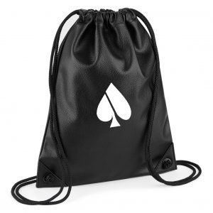 FASH-ACE FAUX LEATHER GYMSAC