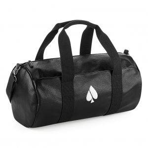 FASH-ACE FAUX LEATHER BARRELL BAG